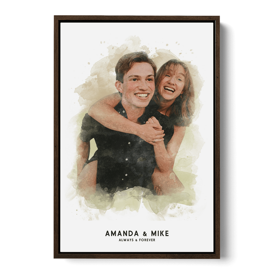 Custom Watercolor Canvas