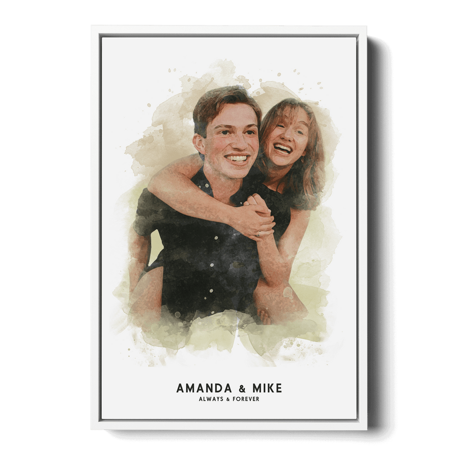 Custom Watercolor Canvas