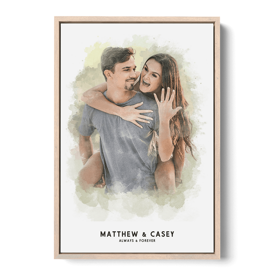 Custom Watercolor Canvas