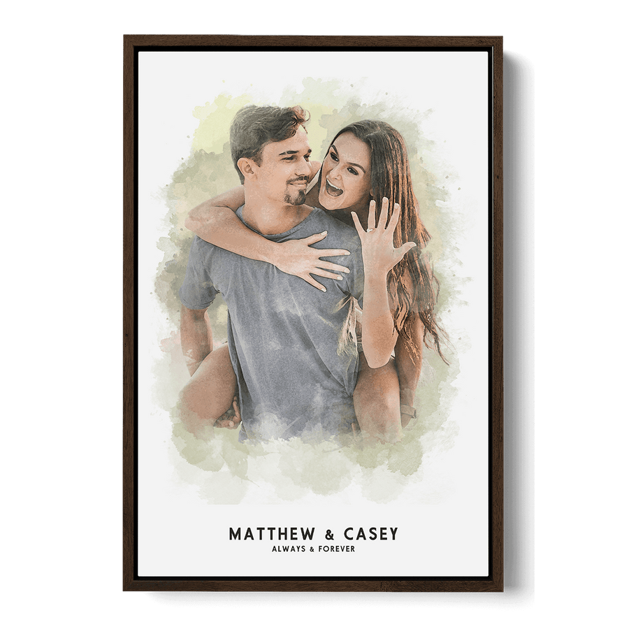 Custom Watercolor Canvas