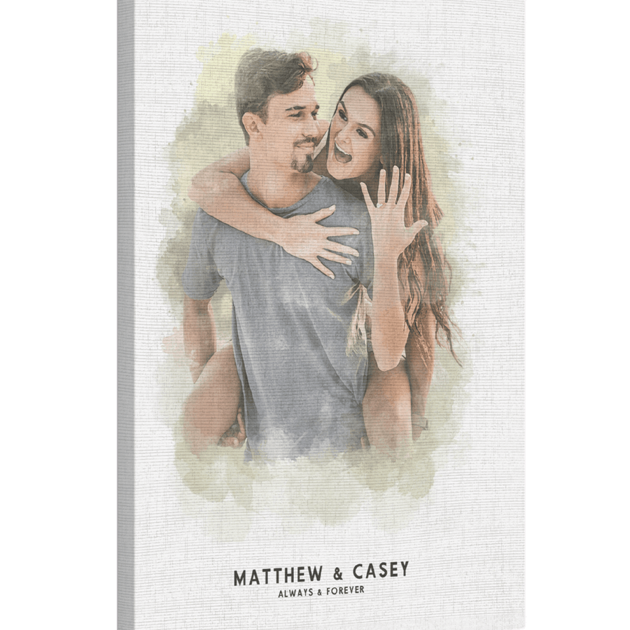 Custom Watercolor Canvas