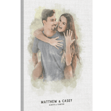 Custom Watercolor Canvas