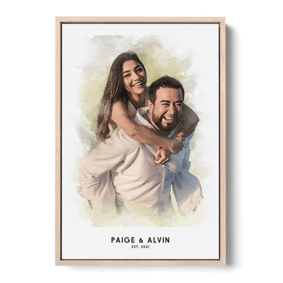 Custom Watercolor Canvas