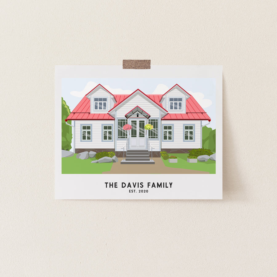 Custom House Portrait