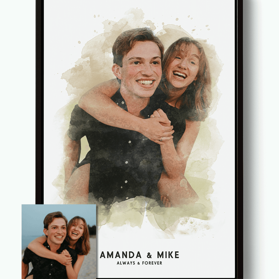 Custom Watercolor Canvas