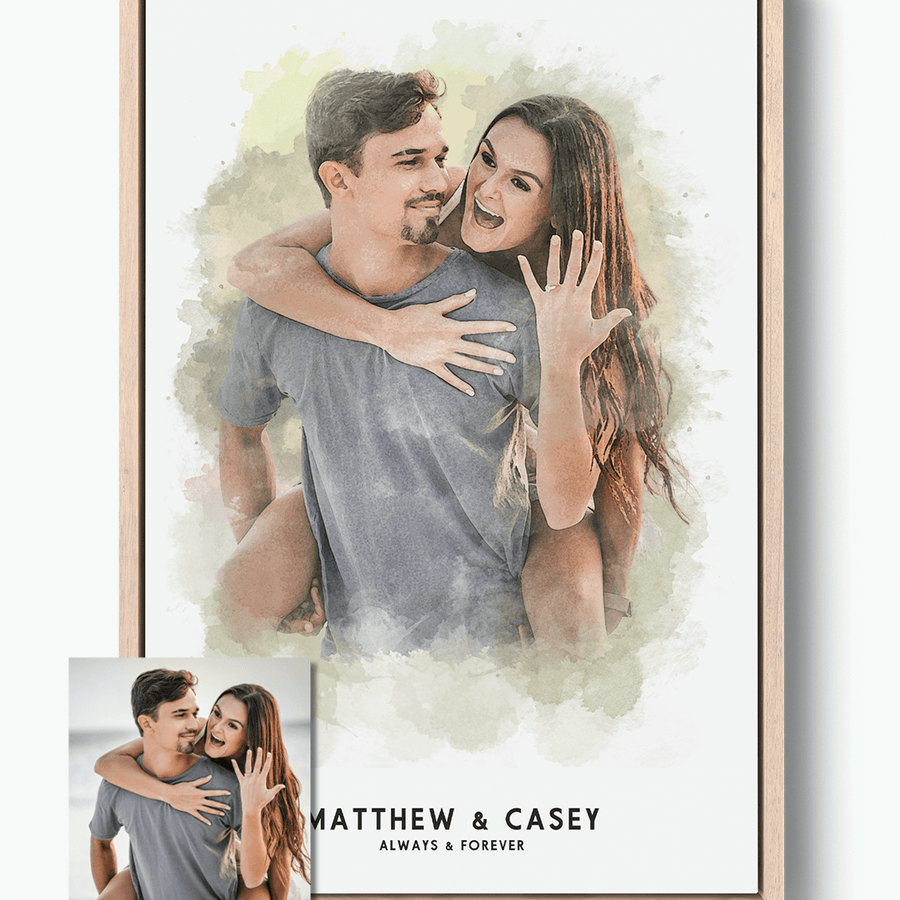 Custom Watercolor Canvas