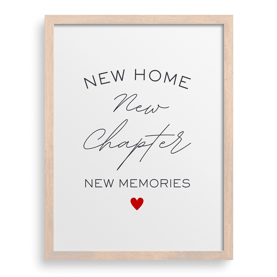 New Home, New Chapter, New Memories