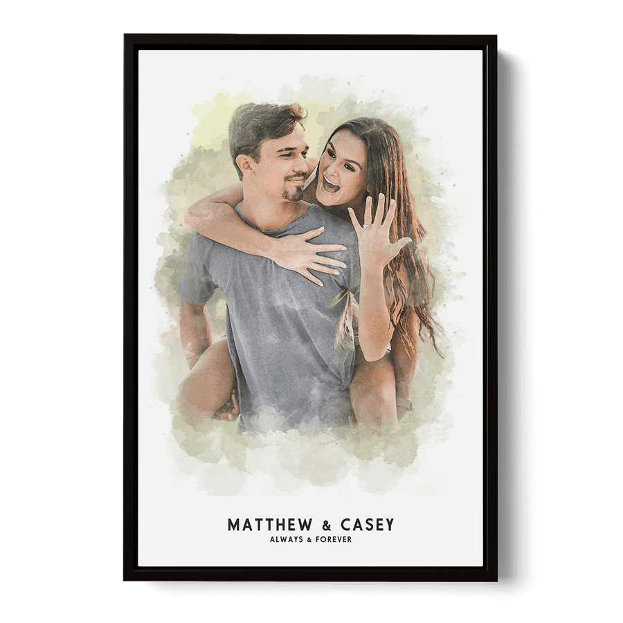 Custom Watercolor Canvas