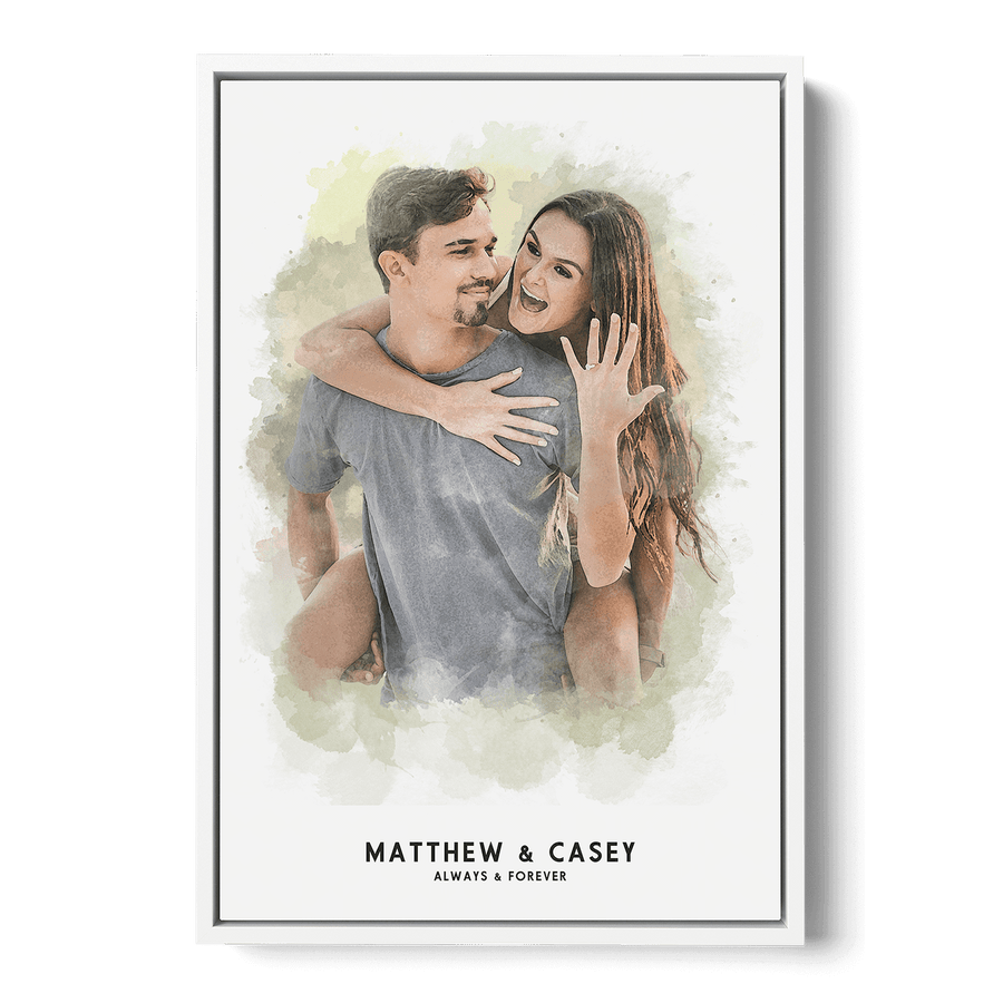 Custom Watercolor Canvas