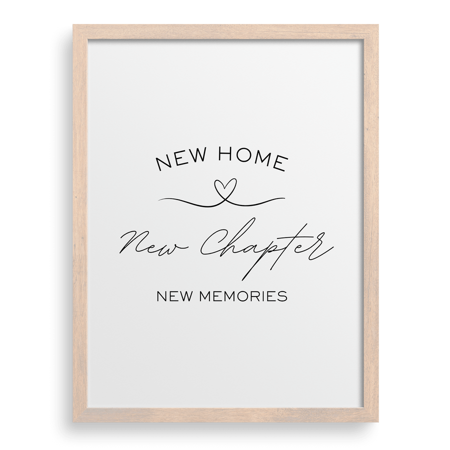 New Home, New Chapter, New Memories