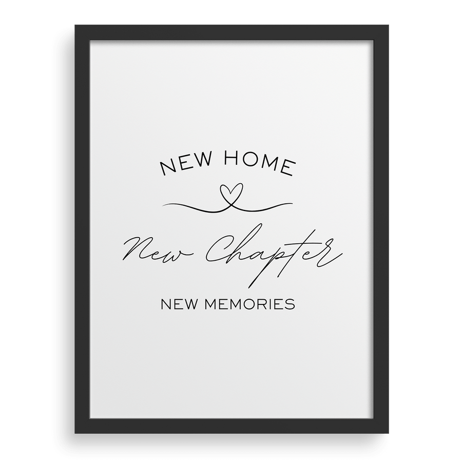 New Home, New Chapter, New Memories