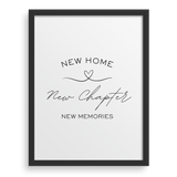 New Home, New Chapter, New Memories