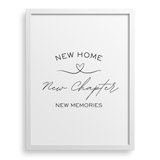 New Home, New Chapter, New Memories