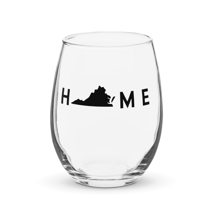 Home State Wine Glass