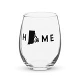 Home State Wine Glass