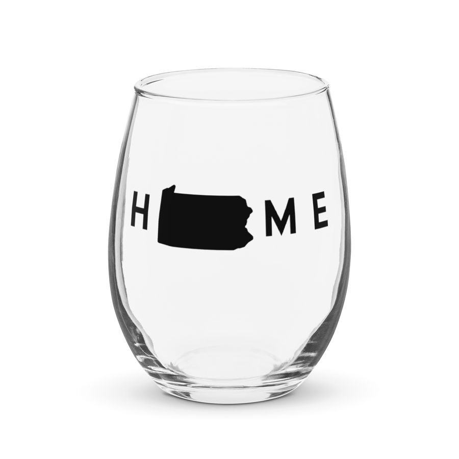 Home State Wine Glass