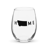 Home State Wine Glass