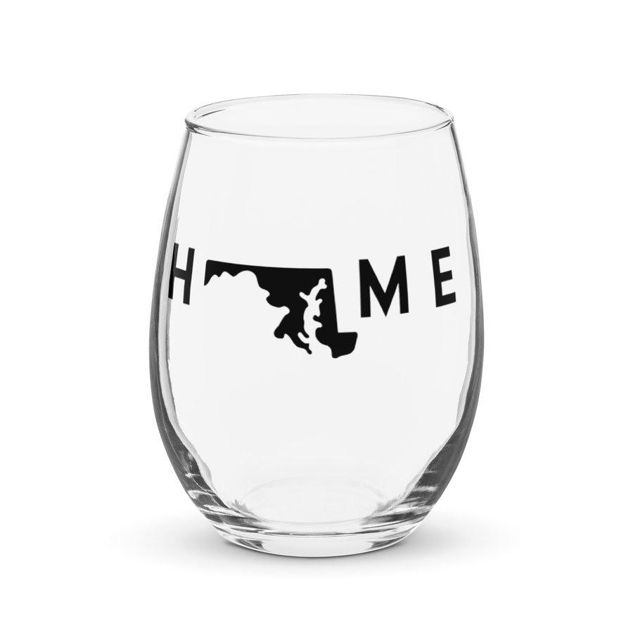 Home State Wine Glass