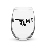 Home State Wine Glass