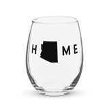 Home State Wine Glass