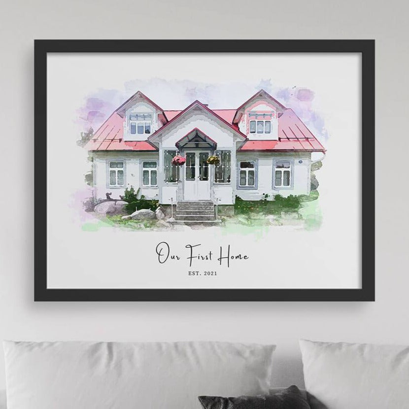 Custom cheapest Home Portraits